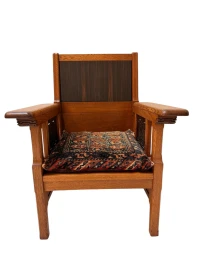 Arts & Crafts Art Nouveau Armchair by Carel Adolph Lion Cachet, 1900s